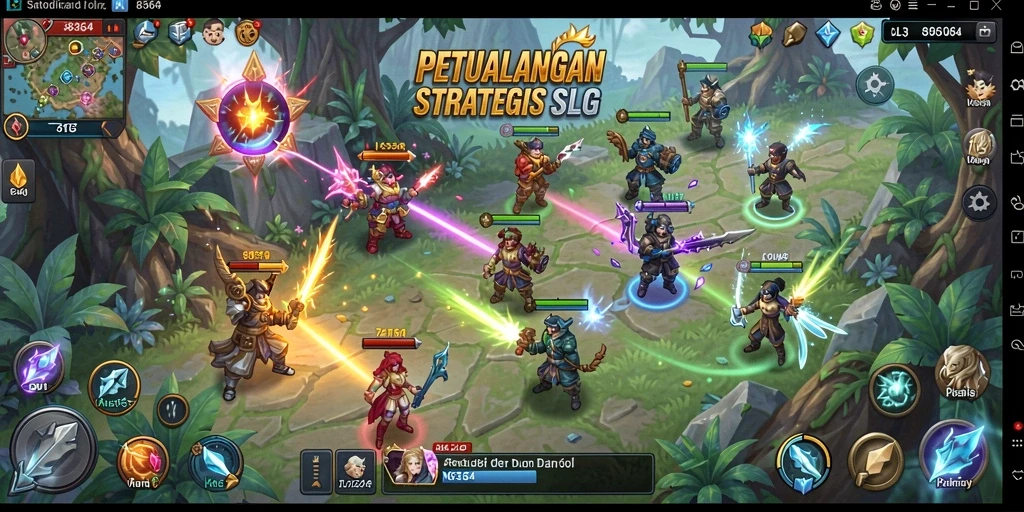 Tampilkan gameplay menarik dari strategic battle di 8364.