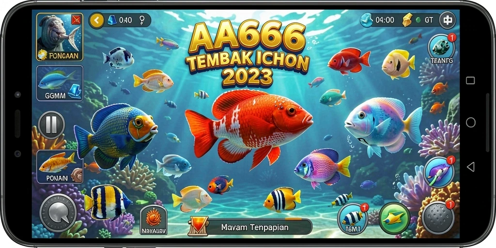 Tampilan gameplay seru dari game Tembak Ikan AA666.