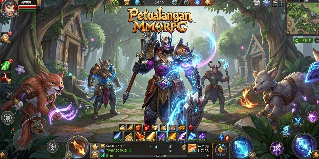 Tampilan gameplay seru dari game MMORPG API88.