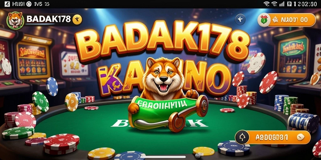 Screenshot BADAK178 menunjukkan antarmuka kasino yang mengesankan dan interaktif.