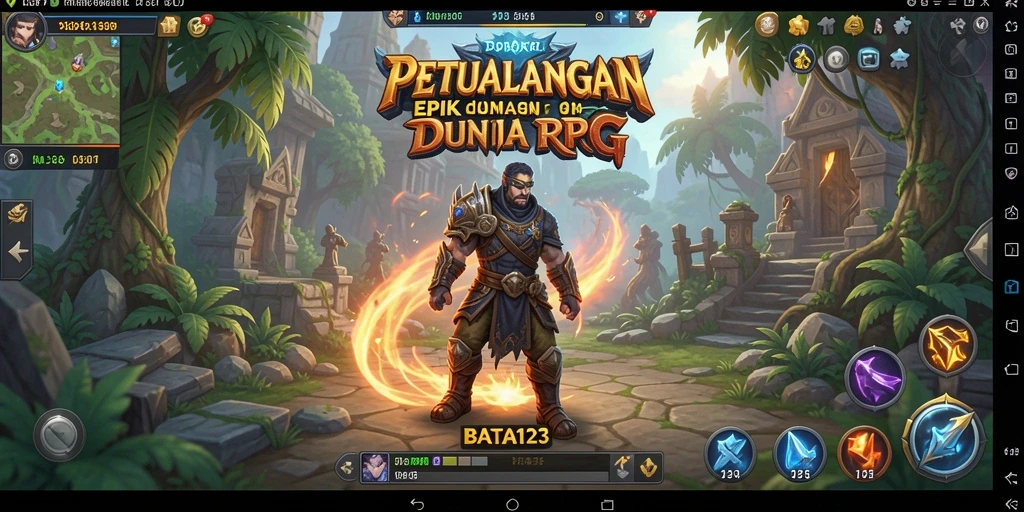 Tampilan gameplay BATA123 yang menakjubkan dan mendebarkan.