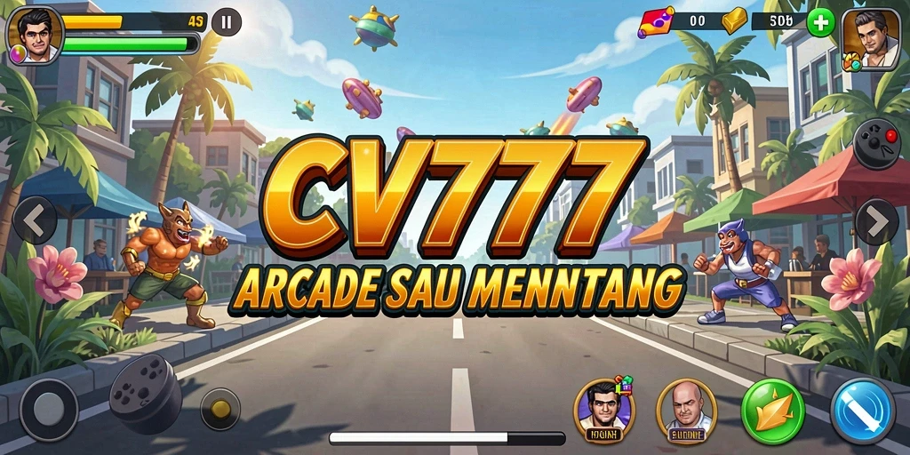 Tampilan seru gameplay CV777 yang menantang dan menghibur.