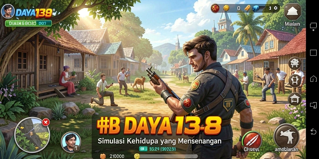 Tampilan gameplay <strong>DAYA138</strong> yang penuh warna dan menarik.