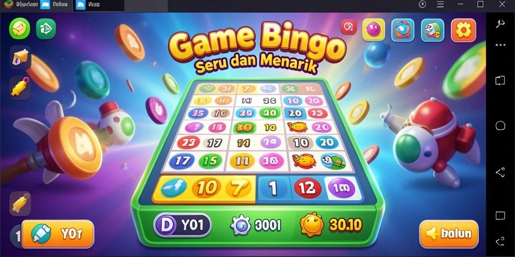 Tampilan menarik game Bingo DY01 yang seru.