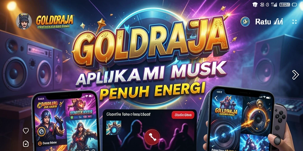 Tampilan gameplay GOLDRAJA yang menarik dan penuh warna.
