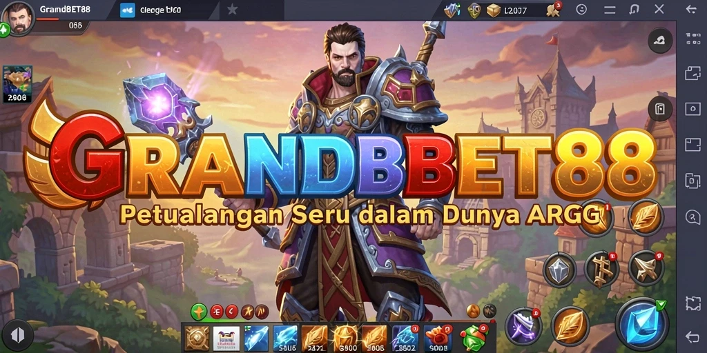 Tampilan aksi mendebarkan dalam GRANDBET88 saat melawan musuh.