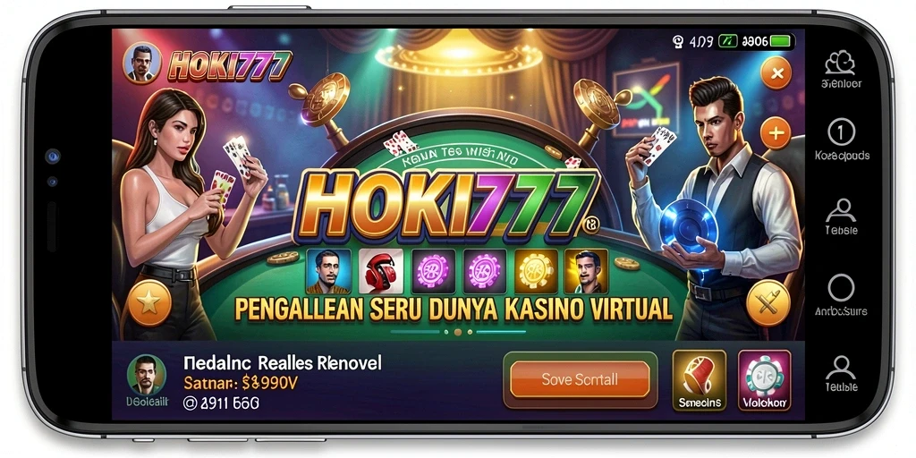 Screenshot gameplay HOKI777 yang menampilkan keseruan permainan Kasino.