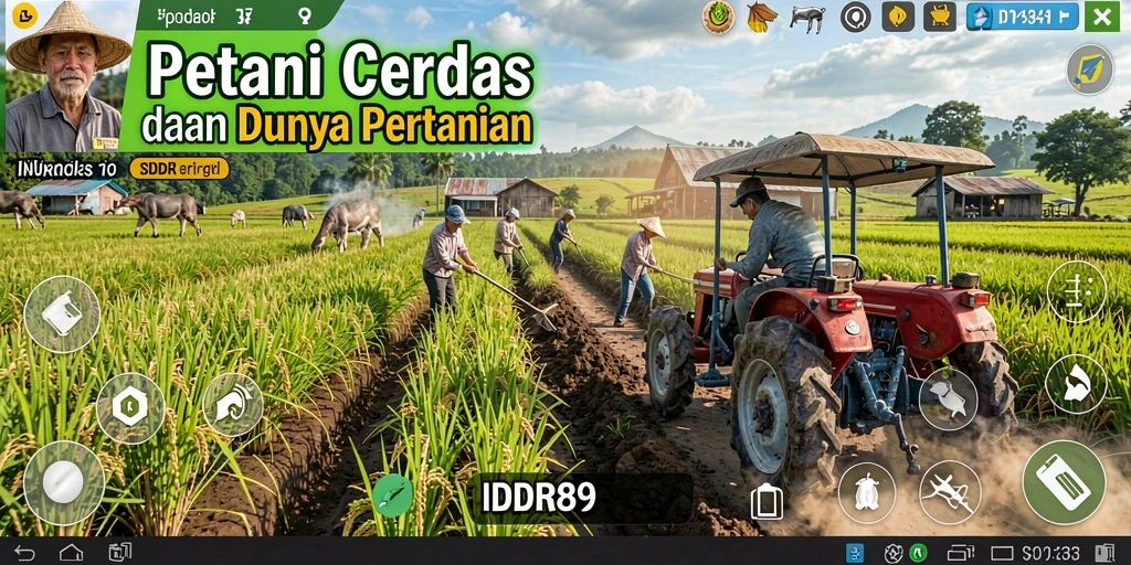 Tampilan gameplay yang menarik dan penuh warna di IDR89.