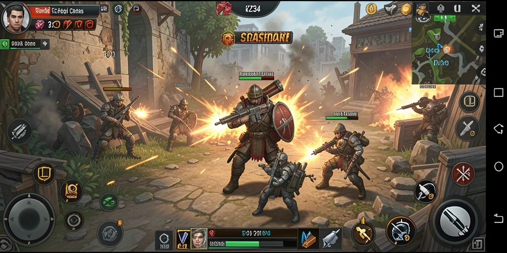 Tampilan gameplay K234 yang menegangkan dan strategis.