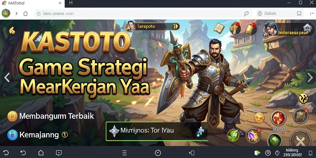 Tampilan menarik dari gameplay KASTOTO yang penuh strategi.