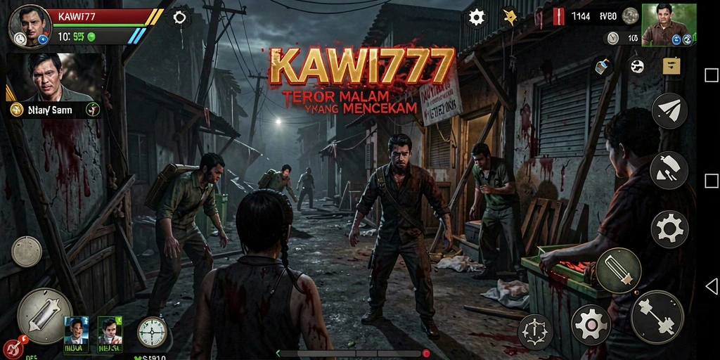 Tampilan mencekam dalam gameplay KAWI777 yang penuh ketegangan.