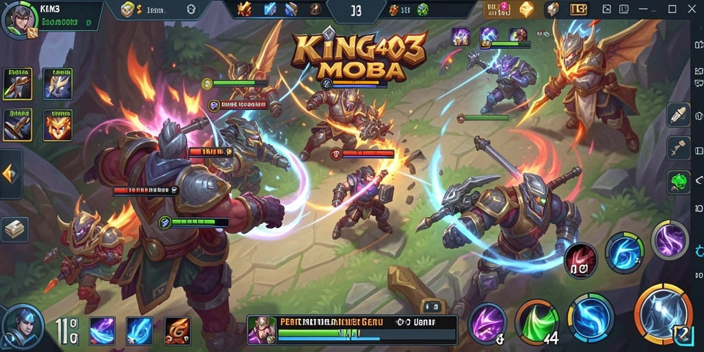 Tampilan gameplay KING403 yang menegangkan dan penuh aksi.