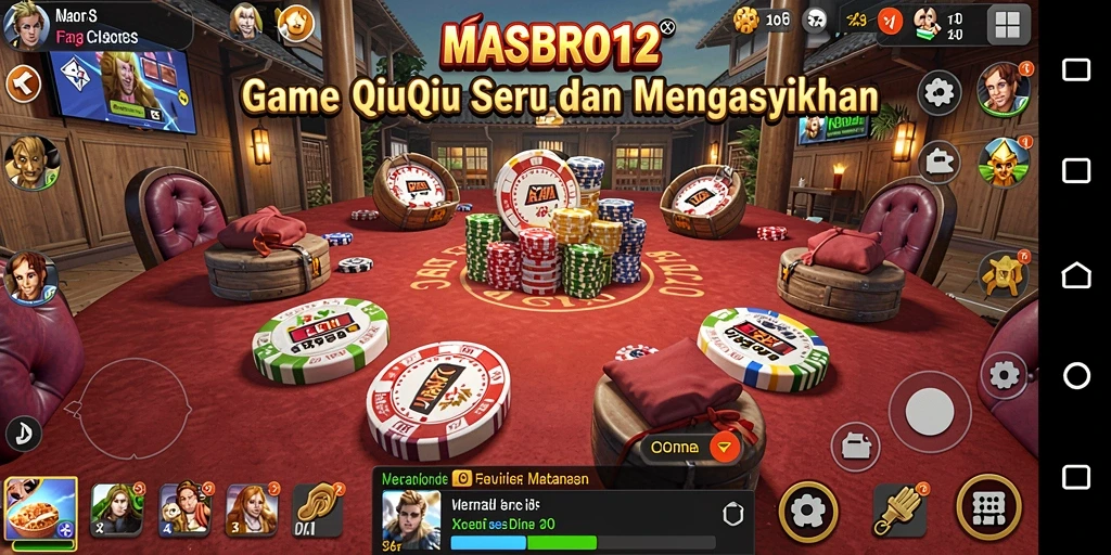 Tampilan gameplay seru dan interaktif dalam MASBRO12.