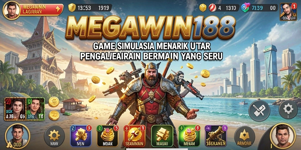 Tampilan gameplay realistis dan menarik dari MEGAWIN188.