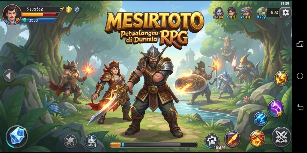 Screenshot menampilkan pertarungan seru di dalam gameplay MESIRTOTO.