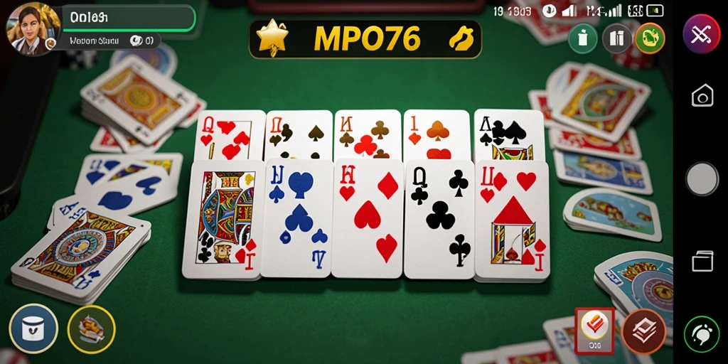Tampilan gameplay Domino yang seru dan menarik di MPO76.