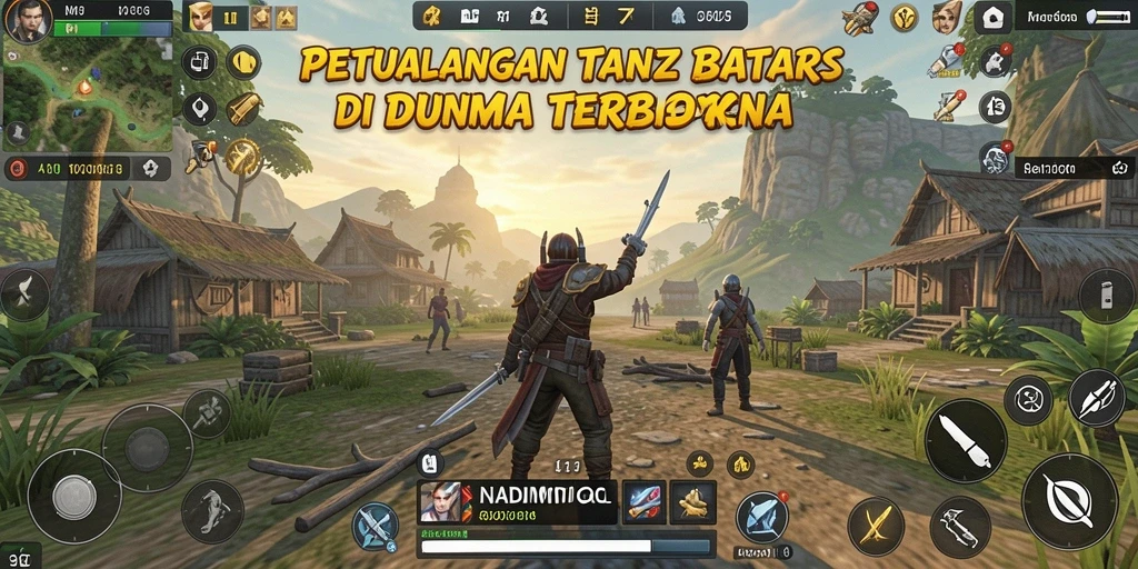 Screenshot menampilkan pemandangan epik dunia terbuka di NADIMTOGEL.