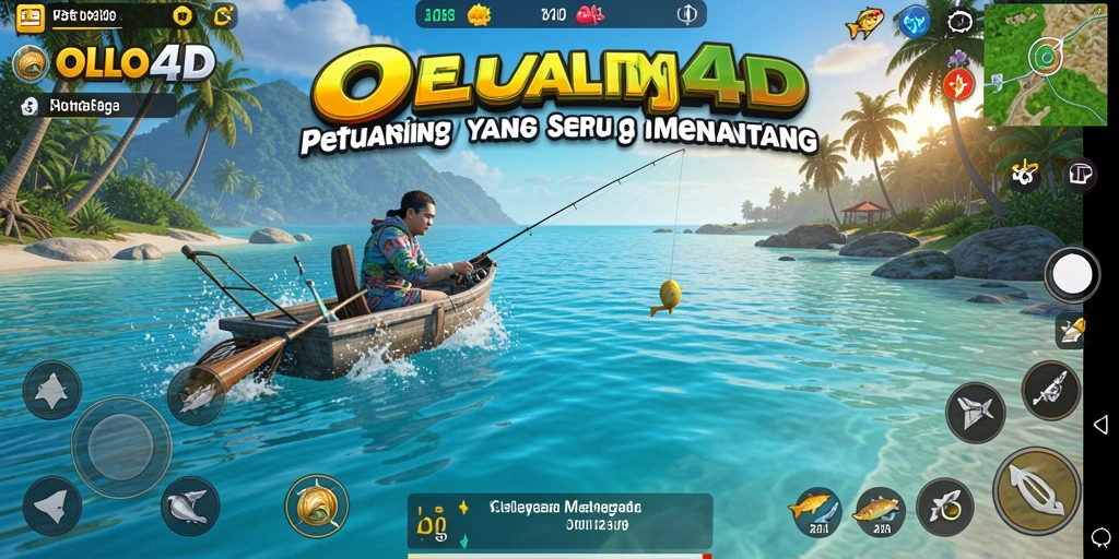 Tangkapan ikan yang menegangkan dalam gameplay OLLO4D.