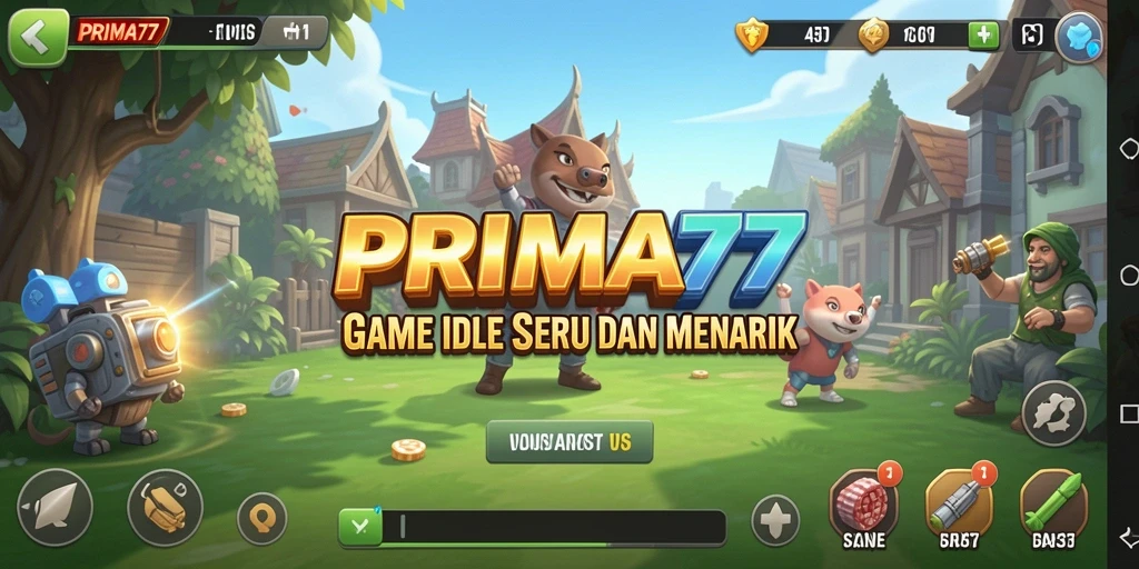 Tampilan gameplay <strong>PRIMA77</strong> yang menarik dan penuh warna.