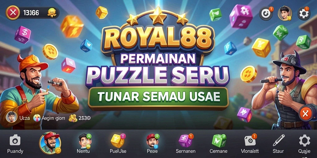 Tampilan menarik dari gameplay ROYAL88 yang penuh dengan tantangan Puzzle.