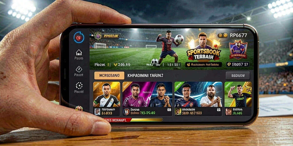 Tampilan gameplay RP6677 yang menarik dan interaktif dalam taruhan olahraga.