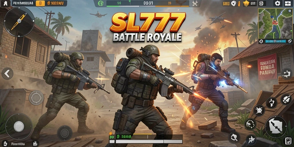Gameplay seru dalam SL777 dengan pertempuran intens.