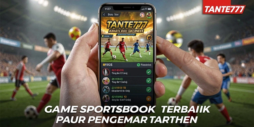 Tampilan gameplay Sportsbook TANTE777 yang menarik dan interaktif.