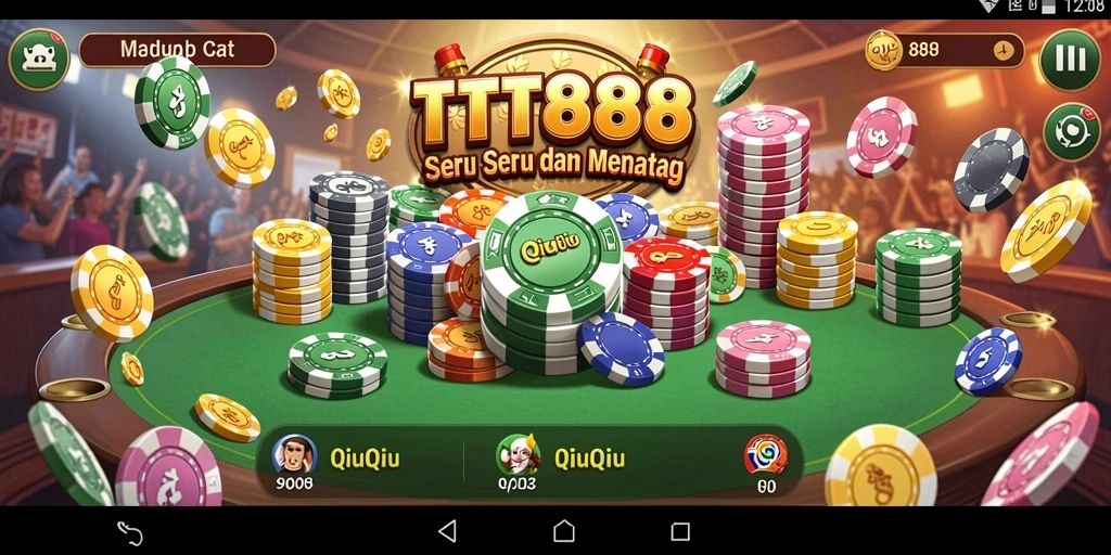 Gameplay QiuQiu yang menegangkan dan seru di TTT888.