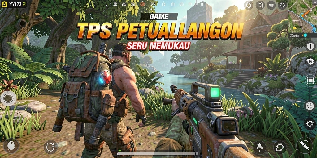 Screenshot gameplay YY123 menampilkan aksi tembak-menembak yang seru.